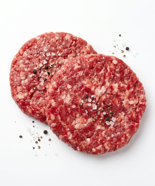 Hambúrguer (60% carne maturada + 40% carne fresca)